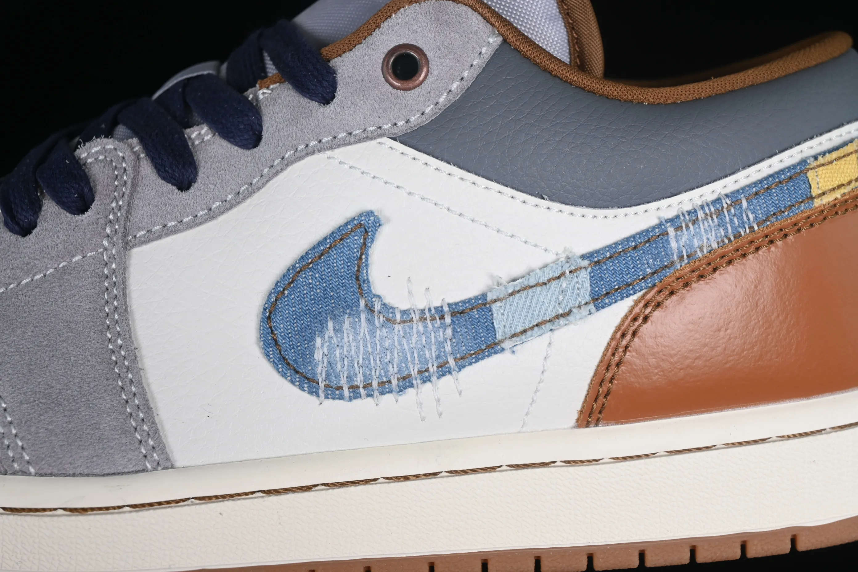 All categories Air Jordan Jordan series basketball shoes Air Jordan 1 Low Air Jordan 1 Low AJ1 Joe 1 Valentine's Day limited denim denim low-bang cultural casual sneakers FZ5042-041